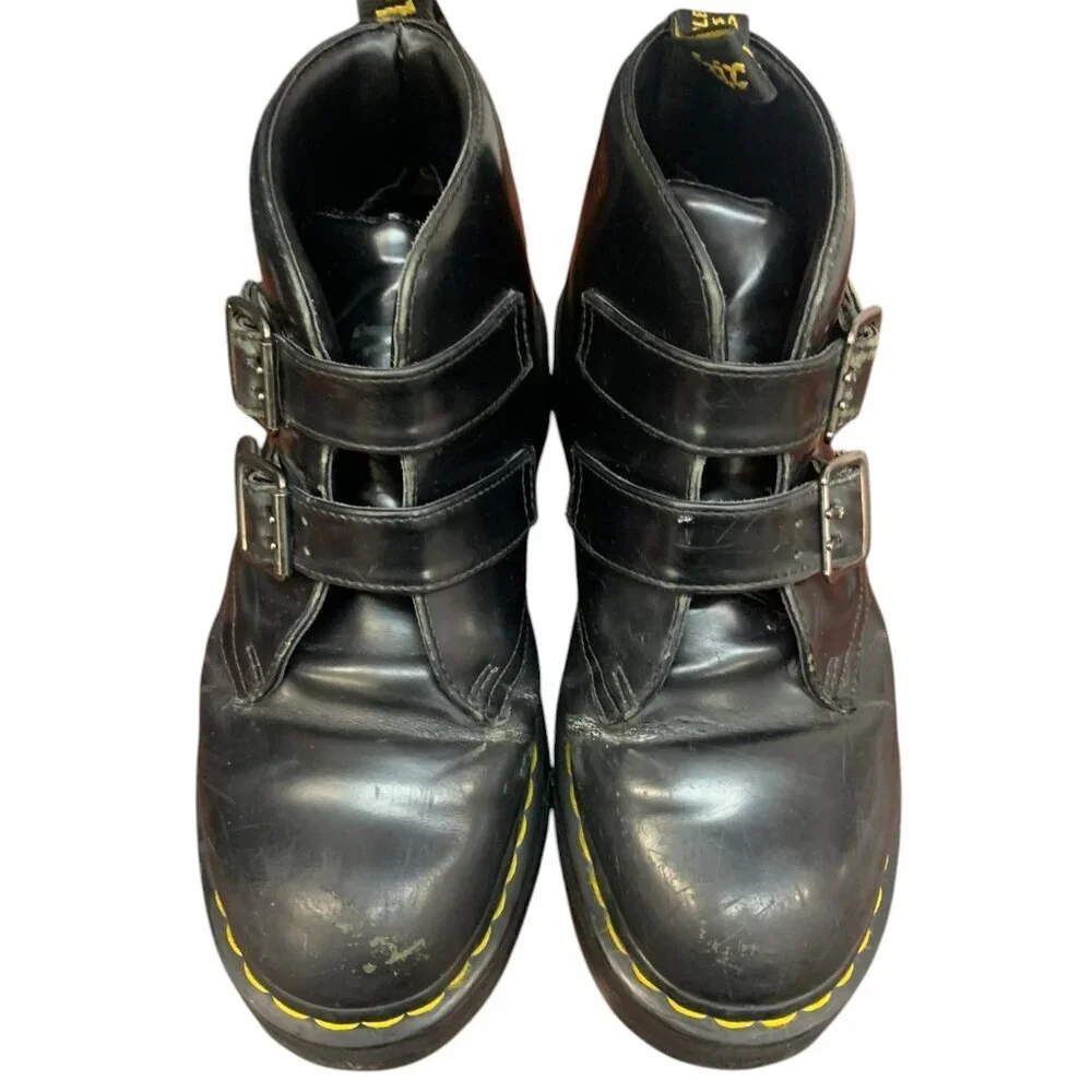 Dr. Martens Black Devon‎ Platform Boots SZ 9 US L